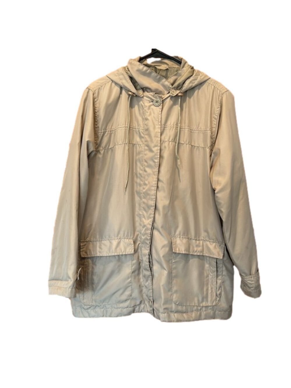 Tudor Court by Haband Women’s Lightweight Tan Button Up Jacket Size Large